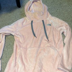 Pink North Face Sweatshirt L